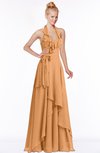 ColsBM Jade Pheasant Glamorous Fit-n-Flare Halter Sleeveless Floor Length Bridesmaid Dresses