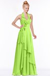 ColsBM Jade Sharp Green Glamorous Fit-n-Flare Halter Sleeveless Floor Length Bridesmaid Dresses