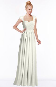 ColsBM Anna Cream Modest Sleeveless Half Backless Chiffon Floor Length Bridesmaid Dresses