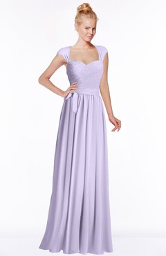 ColsBM Anna Light Purple Modest Sleeveless Half Backless Chiffon Floor Length Bridesmaid Dresses