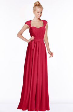 ColsBM Anna Lollipop Modest Sleeveless Half Backless Chiffon Floor Length Bridesmaid Dresses