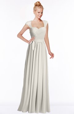 ColsBM Anna Off White Modest Sleeveless Half Backless Chiffon Floor Length Bridesmaid Dresses