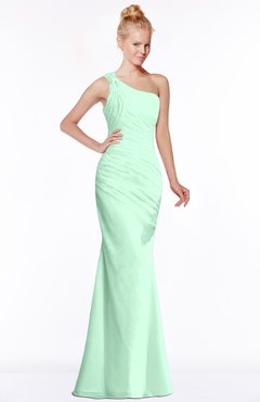 ColsBM Michelle Honeydew Simple A-line Sleeveless Chiffon Floor Length Bridesmaid Dresses