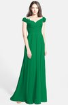 ColsBM Carolina Jelly Bean Gorgeous Fit-n-Flare Off-the-Shoulder Sleeveless Zip up Chiffon Bridesmaid Dresses