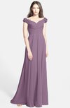 ColsBM Carolina Valerian Gorgeous Fit-n-Flare Off-the-Shoulder Sleeveless Zip up Chiffon Bridesmaid Dresses