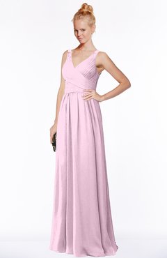 ColsBM Reyna Fairy Tale Mature Sleeveless Chiffon Floor Length Ruching Bridesmaid Dresses
