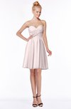 ColsBM Bridget Angel Wing Casual Sleeveless Zip up Chiffon Mini Bridesmaid Dresses