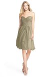 ColsBM Lindy Candied Ginger Modest A-line Sweetheart Sleeveless Zip up Chiffon Bridesmaid Dresses
