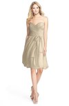 ColsBM Lindy Champagne Modest A-line Sweetheart Sleeveless Zip up Chiffon Bridesmaid Dresses