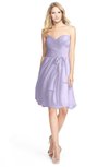 ColsBM Lindy Light Purple Modest A-line Sweetheart Sleeveless Zip up Chiffon Bridesmaid Dresses
