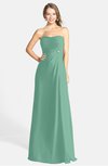 ColsBM Adley Beryl Green Glamorous A-line Sweetheart Chiffon Floor Length Ruching Bridesmaid Dresses