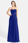 ColsBM Adley Electric Blue Glamorous A-line Sweetheart Chiffon Floor Length Ruching Bridesmaid Dresses