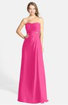 ColsBM Adley Fandango Pink Glamorous A-line Sweetheart Chiffon Floor Length Ruching Bridesmaid Dresses