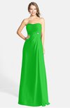 ColsBM Adley Jasmine Green Glamorous A-line Sweetheart Chiffon Floor Length Ruching Bridesmaid Dresses