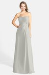 ColsBM Adley Platinum Glamorous A-line Sweetheart Chiffon Floor Length Ruching Bridesmaid Dresses