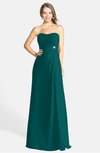 ColsBM Adley Shaded Spruce Glamorous A-line Sweetheart Chiffon Floor Length Ruching Bridesmaid Dresses
