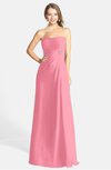 ColsBM Adley Watermelon Glamorous A-line Sweetheart Chiffon Floor Length Ruching Bridesmaid Dresses
