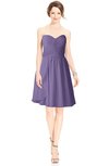 ColsBM Jaelyn Lilac Casual Fit-n-Flare Sweetheart Sleeveless Knee Length Ruching Bridesmaid Dresses