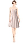 ColsBM Jaelyn Silver Peony Casual Fit-n-Flare Sweetheart Sleeveless Knee Length Ruching Bridesmaid Dresses