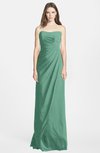 ColsBM Celine Beryl Green Gorgeous Trumpet Sleeveless Zip up Chiffon Bridesmaid Dresses