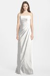 ColsBM Celine Cloud White Gorgeous Trumpet Sleeveless Zip up Chiffon Bridesmaid Dresses