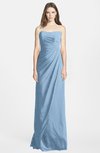 ColsBM Celine Sky Blue Gorgeous Trumpet Sleeveless Zip up Chiffon Bridesmaid Dresses