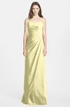 ColsBM Celine Soft Yellow Gorgeous Trumpet Sleeveless Zip up Chiffon Bridesmaid Dresses