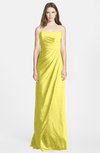 ColsBM Celine Yellow Iris Gorgeous Trumpet Sleeveless Zip up Chiffon Bridesmaid Dresses