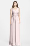 ColsBM Jazmine Angel Wing Gorgeous A-line V-neck Sleeveless Floor Length Ruching Bridesmaid Dresses