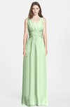 ColsBM Jazmine Seacrest Gorgeous A-line V-neck Sleeveless Floor Length Ruching Bridesmaid Dresses