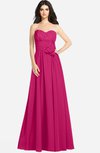 ColsBM Audrina Beetroot Purple Gorgeous A-line Sweetheart Sleeveless Zip up Flower Plus Size Bridesmaid Dresses