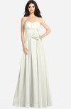 ColsBM Audrina Cream Gorgeous A-line Sweetheart Sleeveless Zip up Flower Plus Size Bridesmaid Dresses