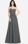 ColsBM Audrina Grey Gorgeous A-line Sweetheart Sleeveless Zip up Flower Plus Size Bridesmaid Dresses