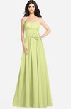 ColsBM Audrina Lime Green Gorgeous A-line Sweetheart Sleeveless Zip up Flower Plus Size Bridesmaid Dresses