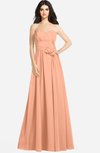 ColsBM Audrina Salmon Gorgeous A-line Sweetheart Sleeveless Zip up Flower Plus Size Bridesmaid Dresses