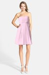 ColsBM Holland Baby Pink Casual Sweetheart Sleeveless Zip up Knee Length Bridesmaid Dresses