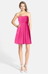 ColsBM Holland Fandango Pink Casual Sweetheart Sleeveless Zip up Knee Length Bridesmaid Dresses