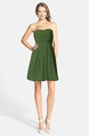 ColsBM Holland Garden Green Casual Sweetheart Sleeveless Zip up Knee Length Bridesmaid Dresses