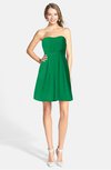 ColsBM Holland Green Casual Sweetheart Sleeveless Zip up Knee Length Bridesmaid Dresses