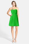 ColsBM Holland Jasmine Green Casual Sweetheart Sleeveless Zip up Knee Length Bridesmaid Dresses