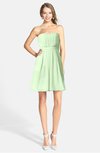ColsBM Holland Pale Green Casual Sweetheart Sleeveless Zip up Knee Length Bridesmaid Dresses