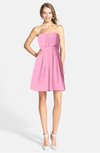 ColsBM Holland Pink Casual Sweetheart Sleeveless Zip up Knee Length Bridesmaid Dresses