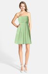 ColsBM Holland Sage Green Casual Sweetheart Sleeveless Zip up Knee Length Bridesmaid Dresses