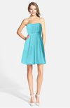 ColsBM Holland Turquoise Casual Sweetheart Sleeveless Zip up Knee Length Bridesmaid Dresses