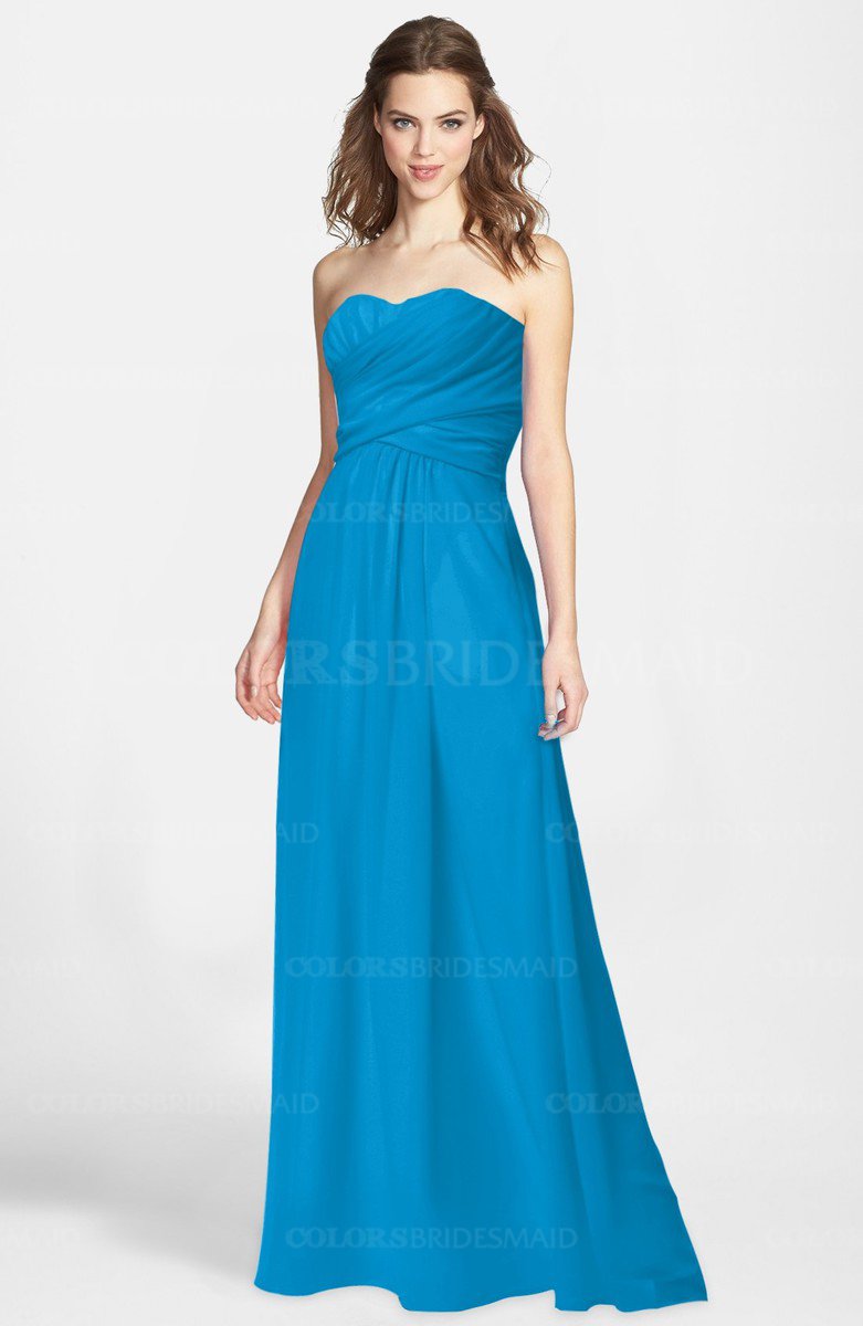 ColsBM Aliana Cornflower Blue Bridesmaid Dresses ColorsBridesmaid