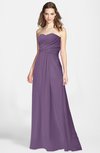 ColsBM Aliana Eggplant Simple Sweetheart Sleeveless Zip up Chiffon Bridesmaid Dresses