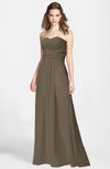 ColsBM Aliana Otter Simple Sweetheart Sleeveless Zip up Chiffon Bridesmaid Dresses
