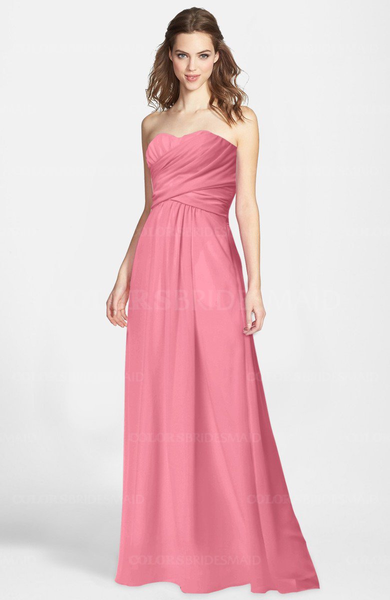 ColsBM Aliana Watermelon Bridesmaid Dresses - ColorsBridesmaid