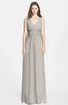 ColsBM Samara Hushed Violet  Trumpet Sleeveless Zip up Chiffon Floor Length Bridesmaid Dresses