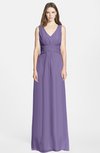 ColsBM Samara Lilac  Trumpet Sleeveless Zip up Chiffon Floor Length Bridesmaid Dresses